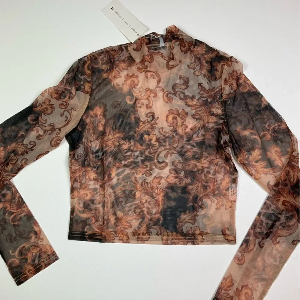 Very
Sheer NEW Crop Top Size S/M/L - Picture 3 of 6